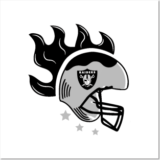 Raiders Helmet Posters and Art